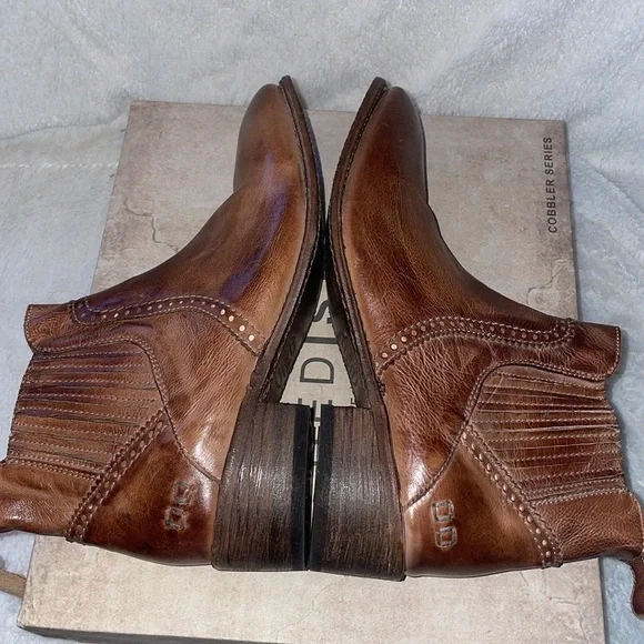 NWT BED|STU Ellice Tan Rustic Ankle Boot - Picture 11 of 12